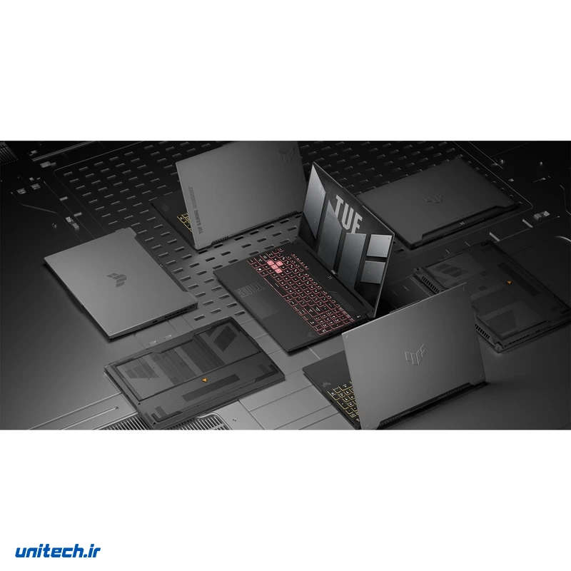 لپ تاپ 16 اینچی ایسوس مدل TUF Gaming F16 FX607VJRL805WCore 5 210H24GB DDR4 3200MHz512GB SSDRTX3050 6GBFHD 144Hz7